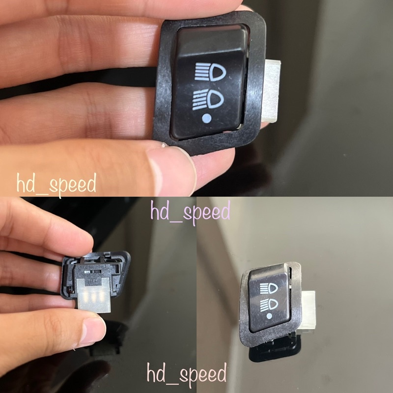 TOMBOL 3 จุด Dim Light Switch ปุ่ม Dim (Fall-Dekat-OnOff) Revo Beat Vario 125 Blade ใหม่