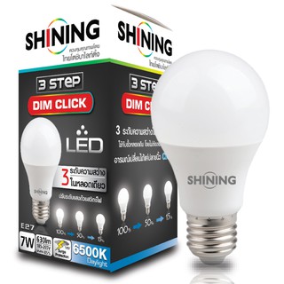 [ปิดการขาย] SHINING หลอดไฟ Led Dim Switch 3 Steps