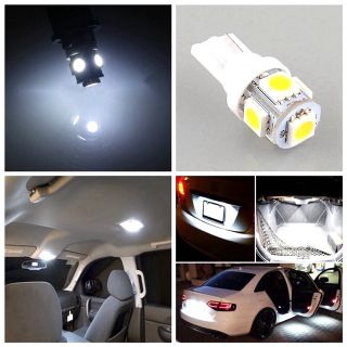 หลอดไฟหรี่ Led T10 สีขาว DC12V คุณภาพดี ราคาถูก ราคาต่อหลอด