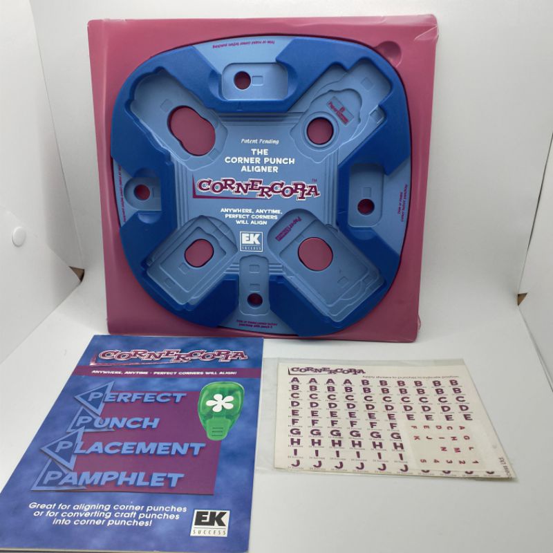 EK Success CornerCopia ที่จัดตําแหน่งเครื่องเจาะรูมุม