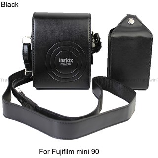 เคสกระเป๋าหนังใส่กล้อง สะพายไหล่ สําหรับ Fujifilm Mini 90 Fujifilm Mini 90 mini90