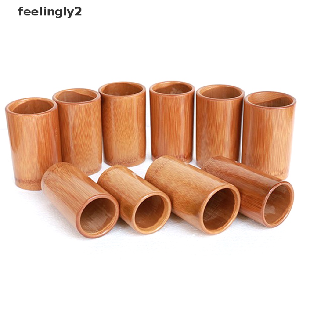 [feel] ถ้วยไม้ไผ่ธรรมชาติ ป้องกันเซลลูไลท์ สําหรับนวดฝังเข็ม 1 ชิ้น