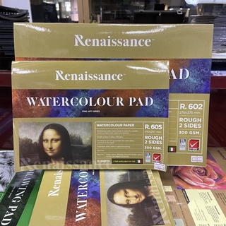 Watercolour Pad Renaissance สมุดวาดภาพ สีน้ำ r605 r602