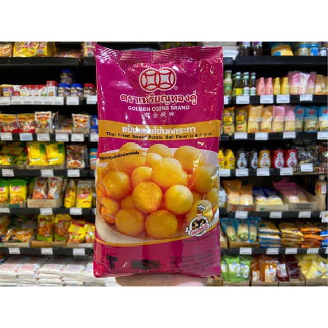 เหรียญทองคู่ แป้งขนมไข่นกกระทา 1000 กรัม (0087)