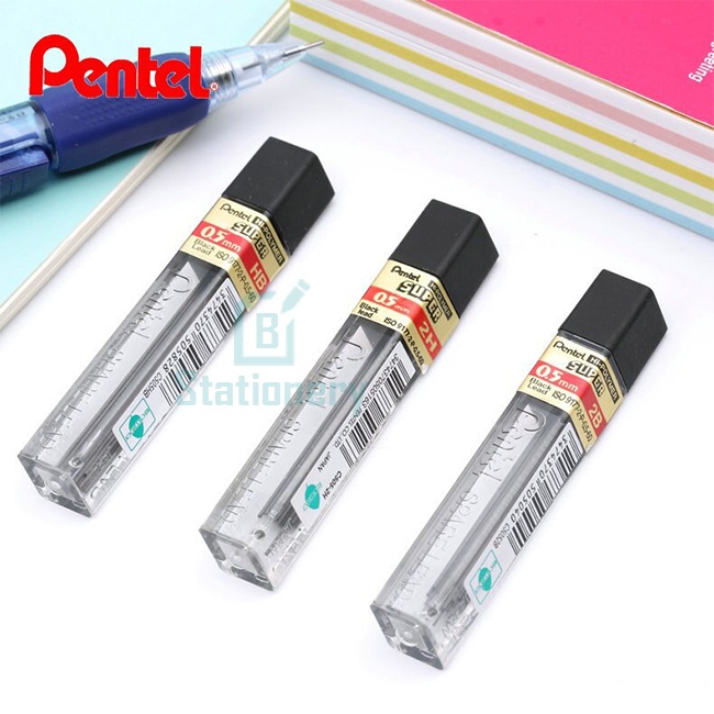ไส้ดินสอกด Pentel รุ่น C505 ขนาดไส้ 0.5mm บรรจุ 12ไส้ **ความเข้ม B/HB/2B/4B ราคา ถูกที่สุด ดีลบีเคเค แกลเลอรีภาพที่ 2