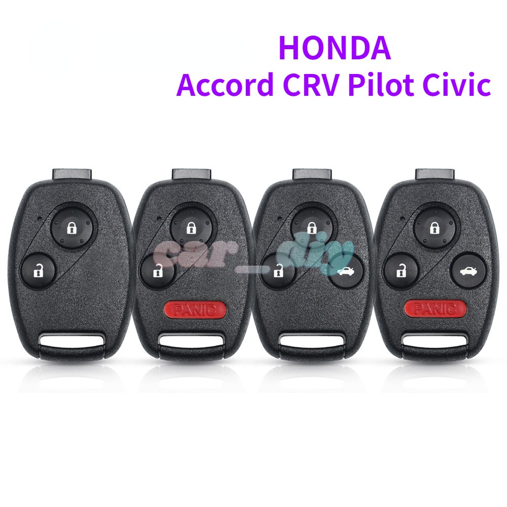 เคสกุญแจรีโมทรถยนต์ แบบเปลี่ยน สําหรับ HONDA Accord CRV Pilot Civic 2003 2007 2008 2009 2010 2011 2012 2013