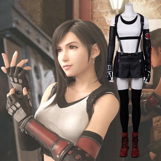 Vii Remake Tifa Lockhart เครื่องแต่งกายคอสเพลย์ แฟนตาซี ฮาโลวีน