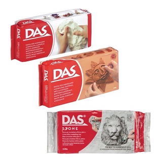 (โค้ดINCSM4Lขั้นต่ำ49ลด20) ดินปั้น DAS Air Dry Modelling Clay 150 / 500 / 1,000 กรัม (3 สี)