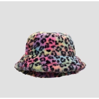 *พร้อมส่ง* Bucket hat หมวกบักเก็ต ปีกรอบ ขนนุ่ม