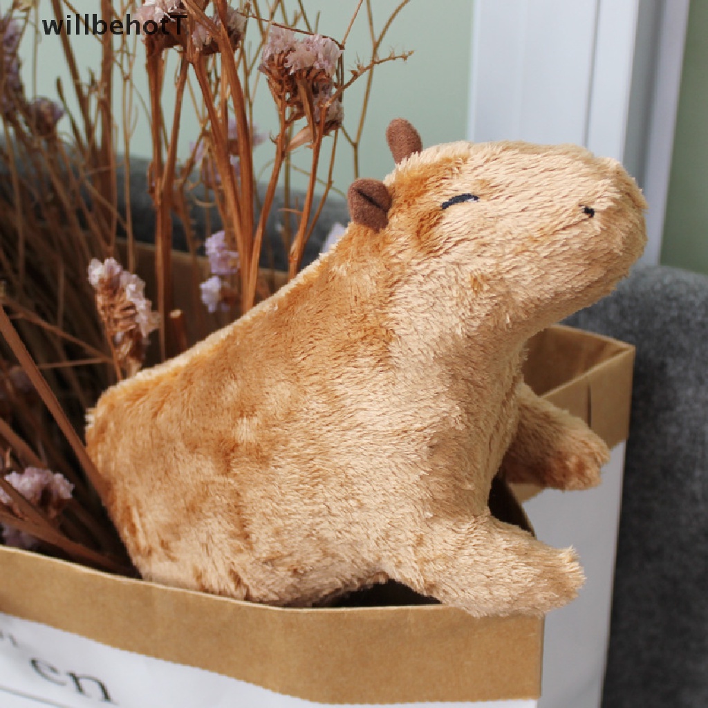[WillbehotT] ตุ๊กตาคาปิบาราจําลอง ของเล่น ของขวัญวันเกิด สําหรับเด็ก