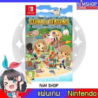 (มือ2) Nintendo Switch : Story of Seasons Pioneers of Olive town แผ่นเกม มือสอง สภาพดี