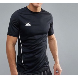 Tee Shirt, Canterbury Team Dry Tee Senior Black, เสื้อคอกลม