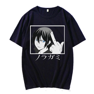 [S-5XL]เสื้อยืดลําลอง แขนสั้น คอกลม พิมพ์ลายอนิเมะ Noragami Yato สไตล์คลาสสิก สําหรับผู้ชาย 402740