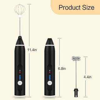 เครื่องตีฟองนมไฟฟ้า แบบชาร์จ usb 1200mAh มีให้เลือก3สี ที่ตีฟองนม อุปกรณ์ชงกาแฟ