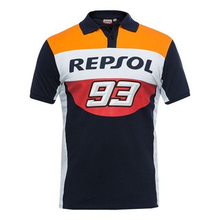 2018 marc marquez 93 เสื้อโปโลผ้าฝ้าย