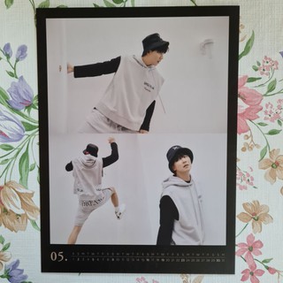 [แท้/พร้อมส่ง] หน้า​ปฏิทิน​ตั้งโต๊ะแบ่งขาย คิมนัมกิล Kim Nam Gil 2021 Seasons Greetings Desk Calendar