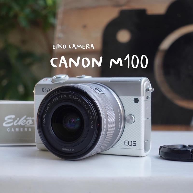CANON M100 (กล้องมือสอง) แคนนอนมือสอง เต็มระบบพร้อมใช้งาน กล้องถ่ายรูป