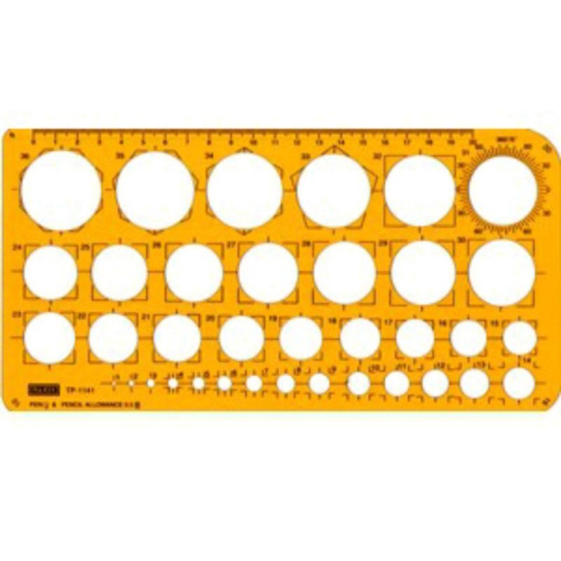 Mastex TP-1141 เทมเพลทวงกลม