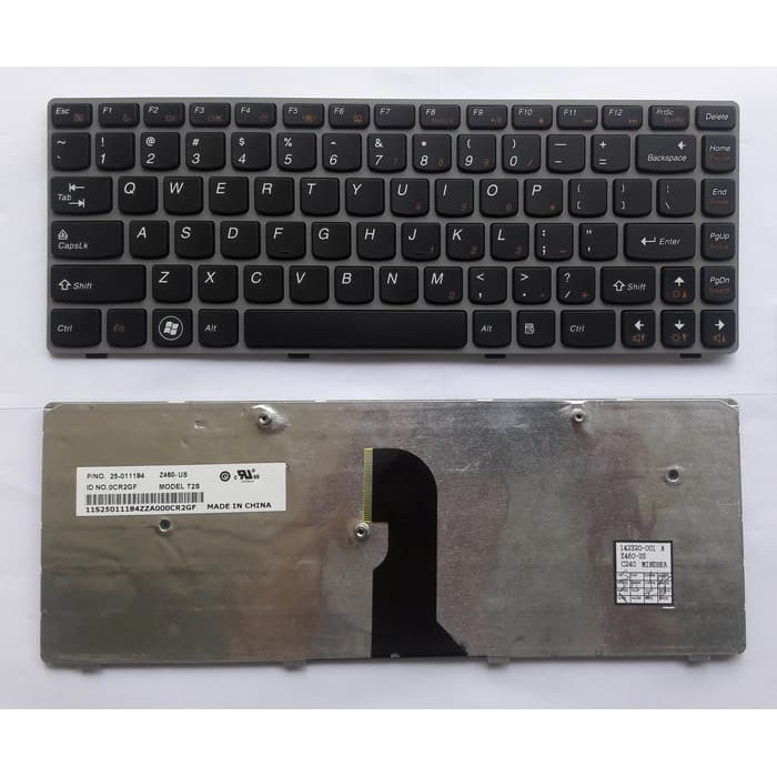 คีย์บอร์ด เหมาะสําหรับ Lenovo Ideapad Z465, Z450, Z460A Z460G คีย์บอร์ด