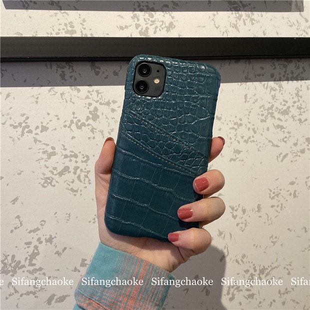 เคสโทรศัพท์มือถือ ลายหนังจระเข้ สําหรับ Iphone 14 14 pro 14 pro Max 13 mini 11 pro Max Xs Xsmax Xr 6 7 8Plus - รูปที่ 3