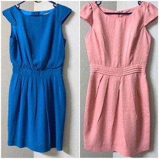 Jousse dress เดรสสีฟ้า ชมพู