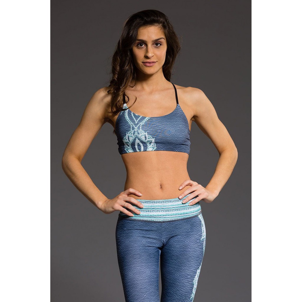 Onzie - Graphic Vinyasa Bra - Elephant Henna