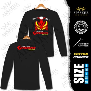 ใหม่ เสื้อยืด แขนยาว ผ้าฝ้าย ลาย Honda Vario Rider V2 Distro Combed 30S - Arsakha