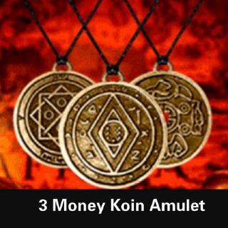 3in1 Money Coins Amulet Jimat Paket Luck Pendent