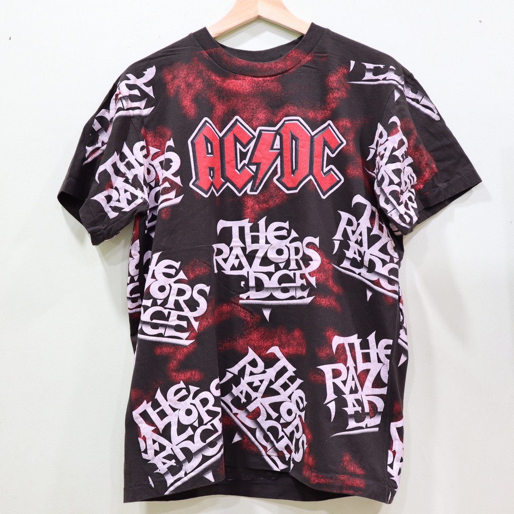 เสื้อวง AC/DC (OVP) สไตล์วินเทจ สกรีนทั้งตัว