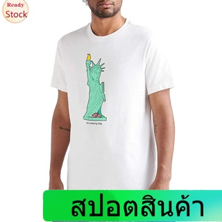 NIKEกัปปะเสื้อยืดแขนสั้น Nike Jordan Character City Atlanta T-Shirt Cu2109-100 NIKE Mens Womens T-shirts