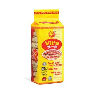 Vit’s เส้นมาม่าเปลือย แพ็ค 10ก้อน