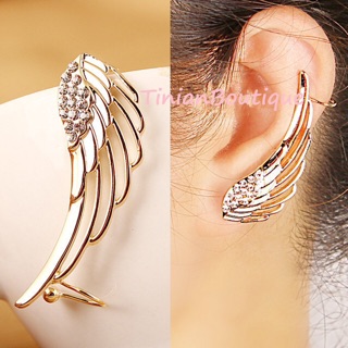 Cilp Earring(ต่างหูปีกนกแบบข้างบนหนีบหูข้างล่างเจาะหู)