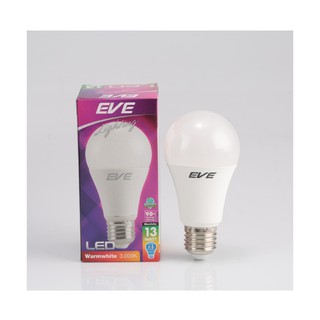 EVE หลอดแอลอีดี A60 13วัตต์ วอร์มไวท์ E27 LED A60 13W Warmwhite E27 เหลือง