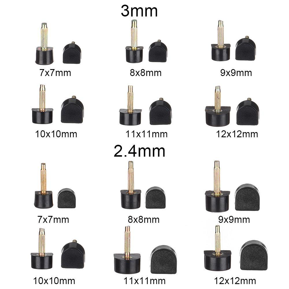 Eutus ตัวหยุดรองเท้าส้นสูง สีดํา แบบเปลี่ยน 10 ชิ้น