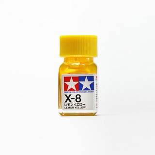 Tamiya Enamel Color 80008 X-8 Lemon Yellow (Gloss) 45135071 4950344066803 (สี)