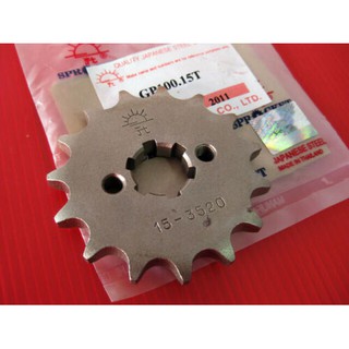 SUZUKI GP100 FRONT SPROCKET 15T "NEW" "JOMTHAI" // สเตอร์หน้า 15ฟัน สเตอหน้า จอมไทย สินค้าคุณภาพดี