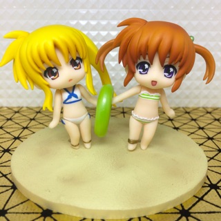 Nendoroid Petite Nanoha Fate ของ🇯🇵แท้ มือ 2 สูง 7 CM มีตำหนิบนผมนาโนฮะครับตามรูป