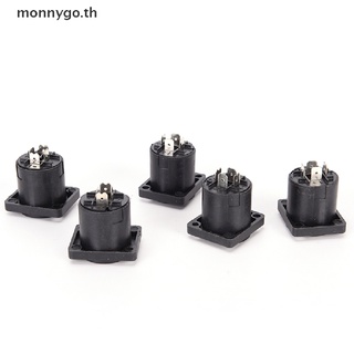 【monnygo】ขายดี ซ็อกเก็ตเชื่อมต่อสายเคเบิ้ลเสียง 4 Pin ตัวเมีย 10 ชิ้น