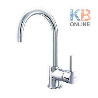 MJ61-50 ก๊อกซิงค์ผสมก้านโยกแบบติดเคาน์เตอร์ Single Lever Deck Mounted Kitchen Sink Mixer Faucet series MAJIC KARAT FAUCT