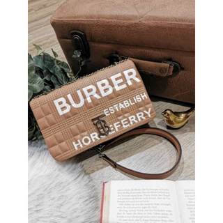 BURBERRY FRAGRANCES QUITED LAMBSKIN BAG