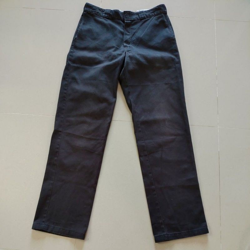 กางเกงขายาว ผ้า Cutton แบรนด์ Dickies  "874 Original Fit" มือสอง ของแท้ 💯%