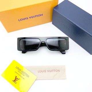 LOUIS VUITTON LV X NIGO LOCK SUNGLASSES NOIR แว่นตากันแดดแฟชั่น แบรนด์เนม หลุยส์วิตตอง สีดำ กันแดด uv400