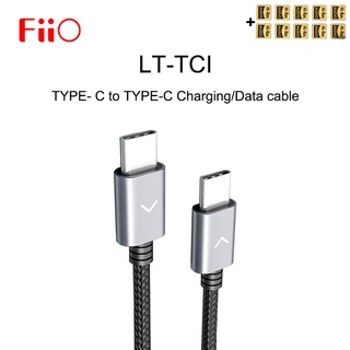 Fiio LT-TC1 สายชาร์จ Type-C เป็น Type-C สําหรับเครื่องเล่น M15 M11 M5 M6 BTR5 BTR3 MP3