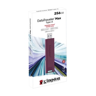 Kingston DataTraveler Max 256GB USB 3.2 Gen 2 Type-A Flash Drive (Red), DTMAXA