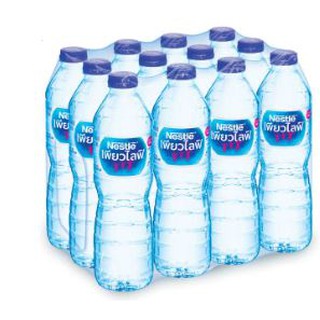 เนสท์เล่ เพียวไลฟ์ น้ำดื่ม ขนาด 600ml ยกแพ็ค 12ขวด NESTLE PURELIFE DRINKING WATER