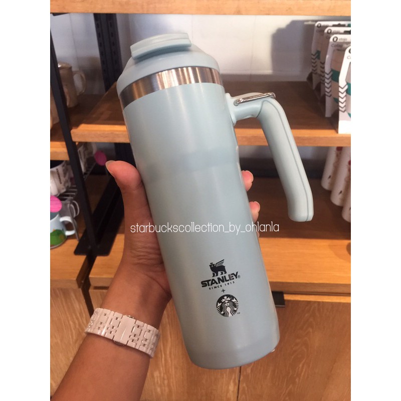 Starbucks Ash Blue Stanley with lock lid 20 Oz.