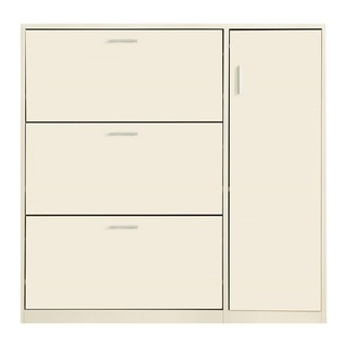 Storage cabinet SHOE CABINET FURDINI FLIP J-HSC03 WHITE Multipurpose furniture Home &amp; Furniture ตู้เก็บของ ตู้วางรองเท้า