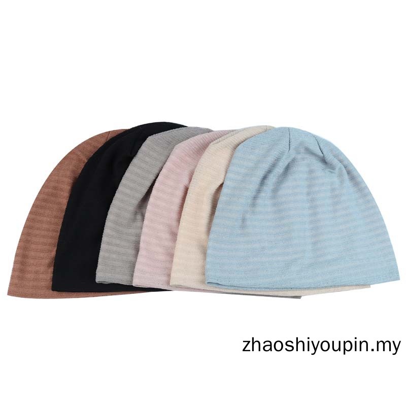 หมวกบีนนี่ ผ้าฝ้าย แบบนิ่ม ระบายอากาศได้ดี สีพื้น สไตล์ฮิปฮอป สําหรับผู้ชาย และผู้หญิง - รูปที่ 5