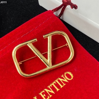 เข็มกลัดแฟชั่น ลายตัวอักษร Valentino หรูหรา