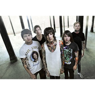 โปสเตอร์ Bring Me the Horizon Oliver Sykes บริงมีเดอะฮอไรซัน โอลิเวอร์ ไซคส์ โปสเตอร์วงดนตรี Music Poster โปสเตอร์วินเทจ